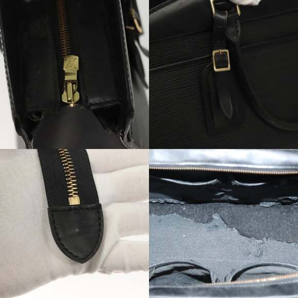 LOUIS VUITTON Epi Riviera Hand Bag Noir Black M48182 - Picture 11 of 13
